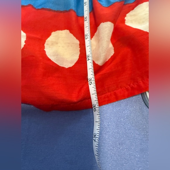 Anthropologie We Heart Vera Red and White Pleated Mini Sundress - Picture 8 of 11